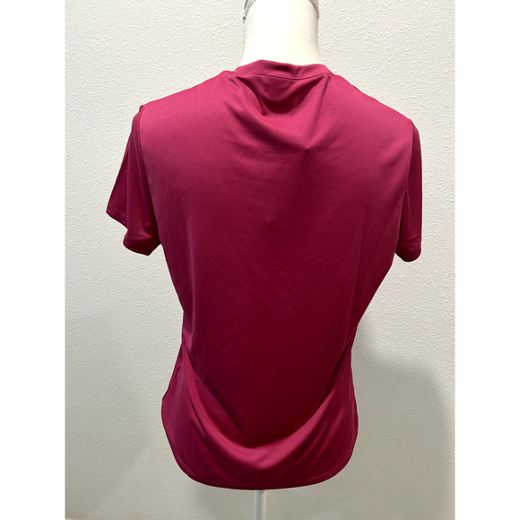 Reebok Women's Active Identity Performance Logo Tech T-Shirt Tee Training Pink - Picture 4 of 5